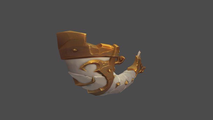 Battle Horn 3D Model