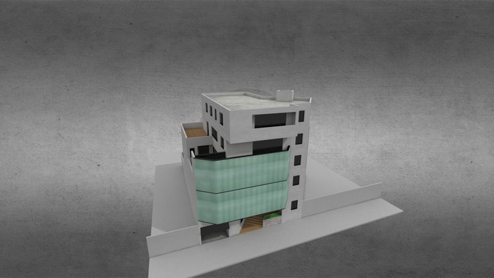 OumouInformatique batiment 3D Model