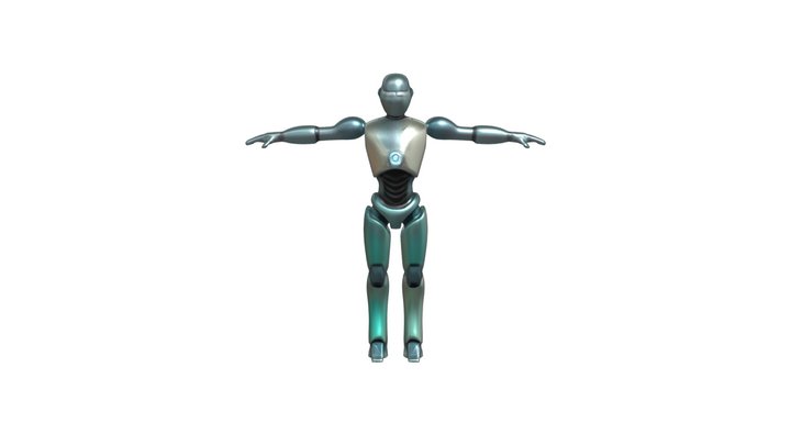 Humanoid robot 3D Model
