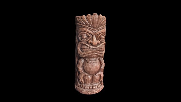 Tiki totem 3D Model