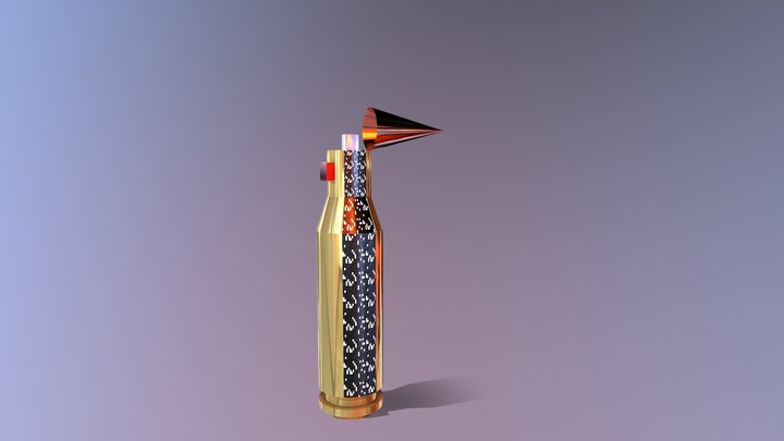 Survival Bullet Lighter 3D Model