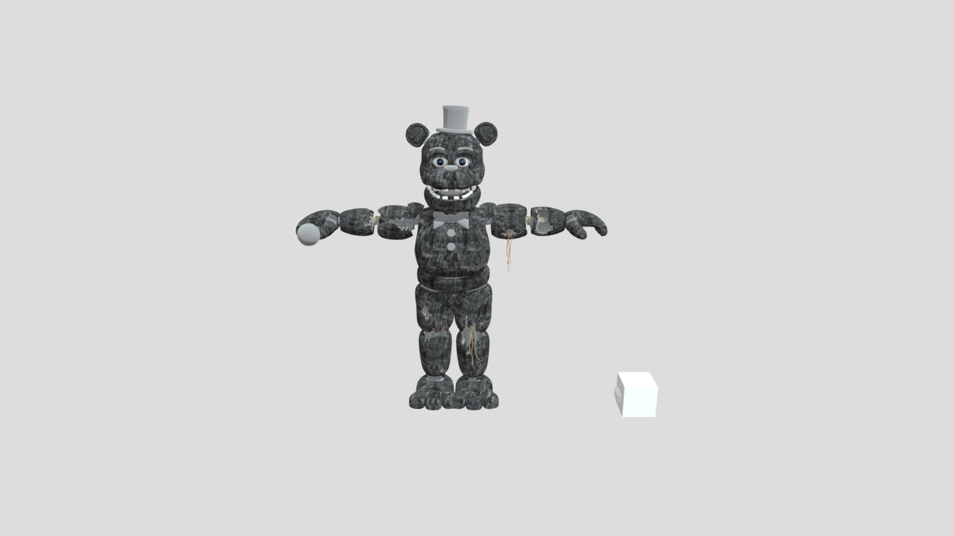 Withered Freddy Fazbear_REMASTER - Download Free 3D Model By The Buster ...