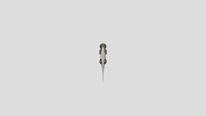 Decorated Dagger 3D Model