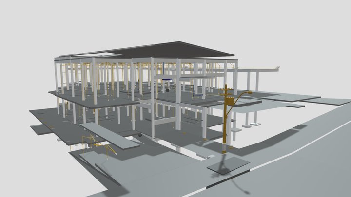 Restaurante Popular de Campina Grande 3D Model