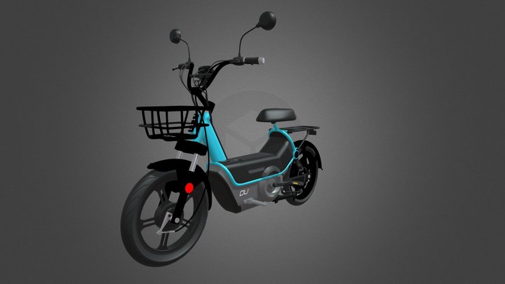 Electric Scooter 3D Model