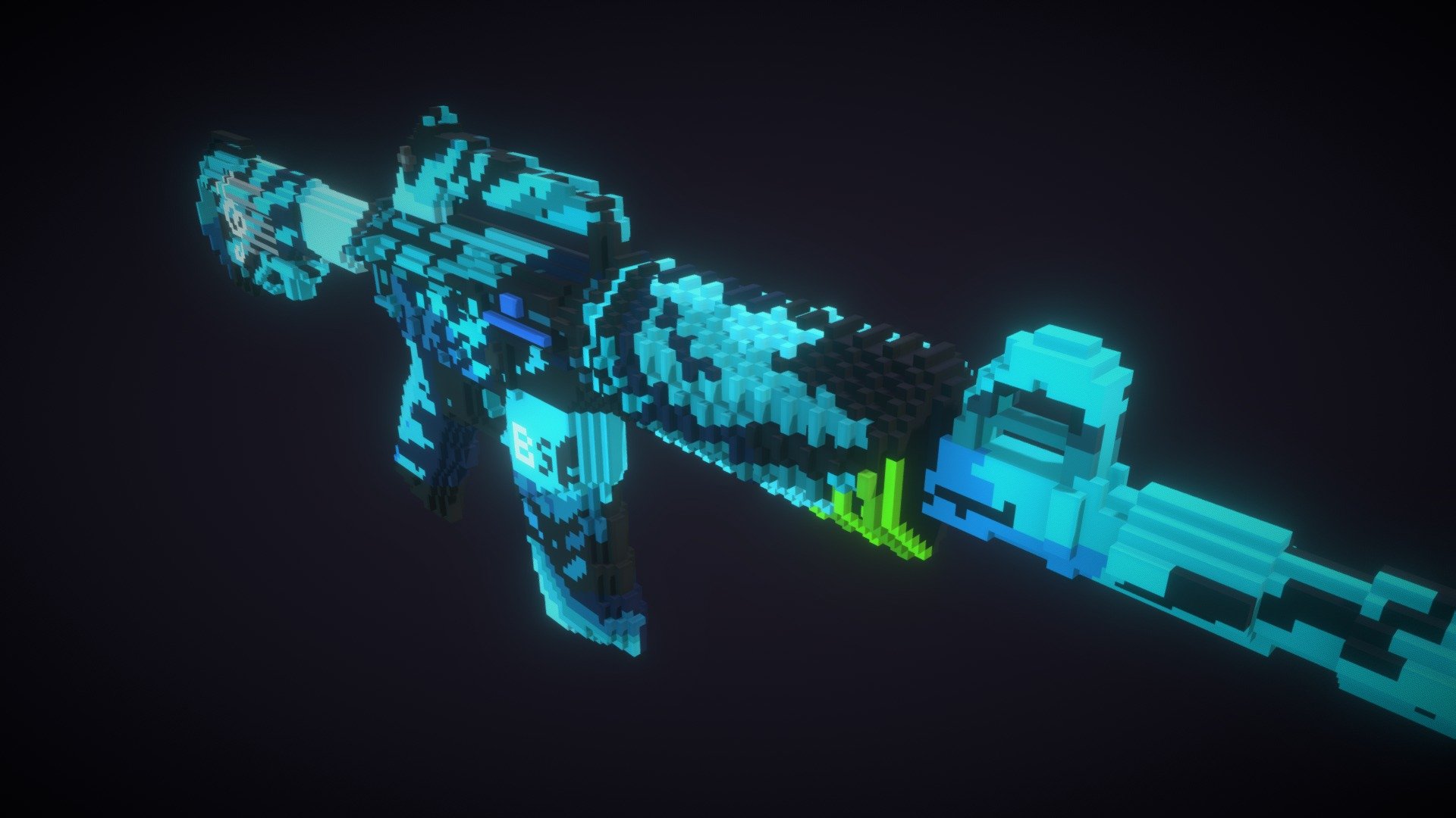 M4A1-S Blocksound Without Silencer (Voxel)