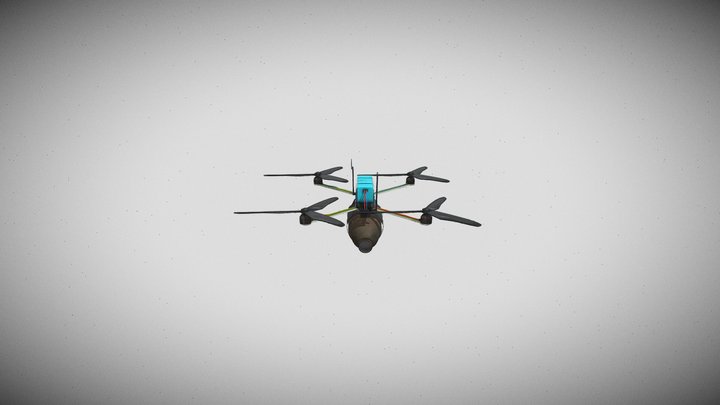FPV Drone 3D Model 3D Model