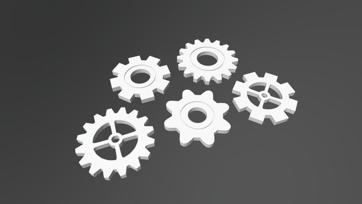 Gears 3D Model
