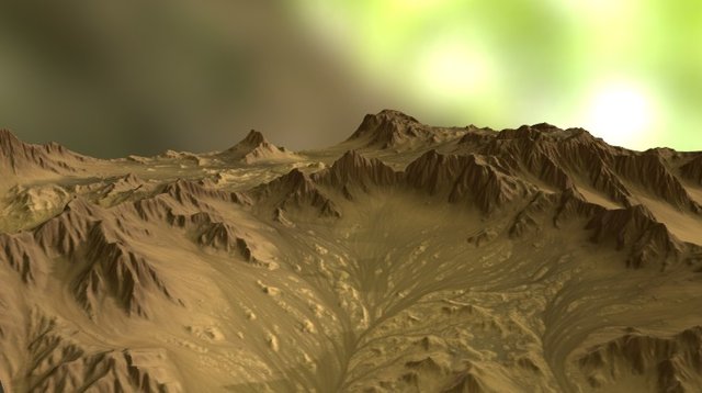 World Machine custom terrain 3D Model