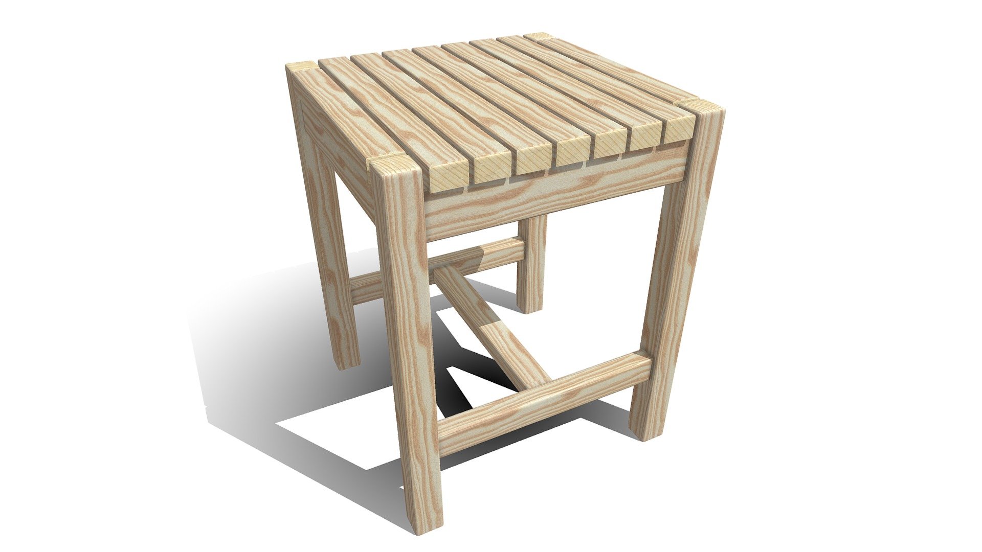 Tabouret en Pin