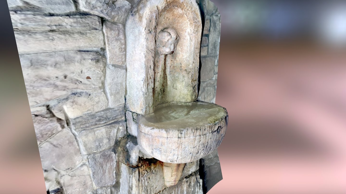 Fountain — Sketchfab embed 3D viewer