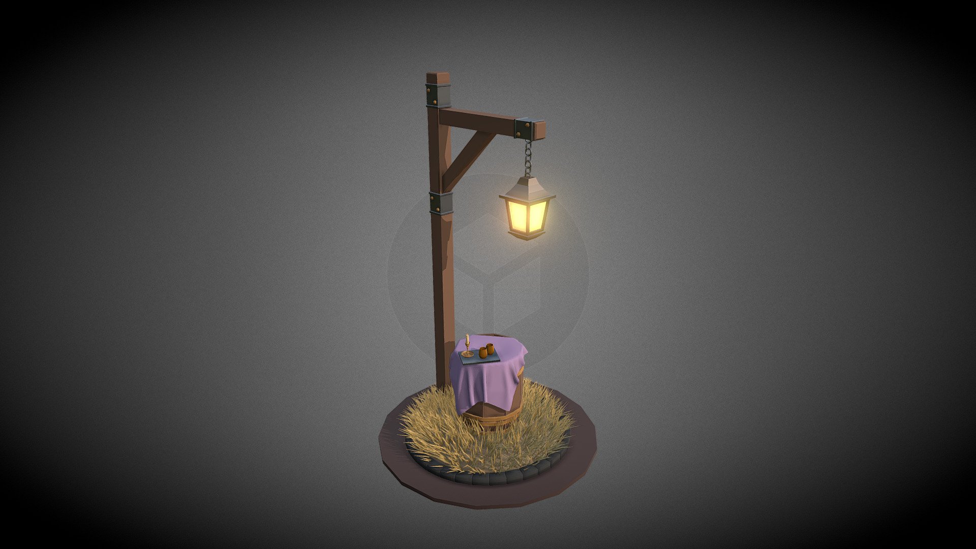 Beka i lampa - 3D model by kubasos [ce56941] - Sketchfab