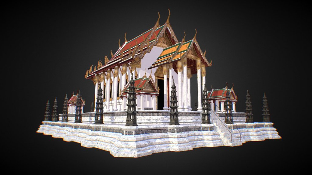 House Temple - 3D model by sybren [ce58b14] - Sketchfab