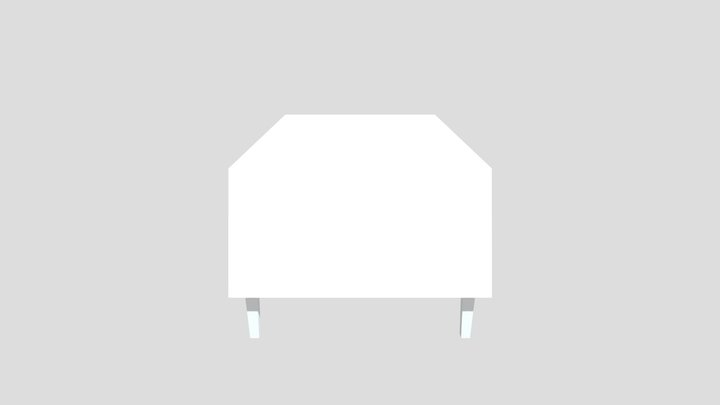 Low Poly Fnaf 1 Table 3D Model