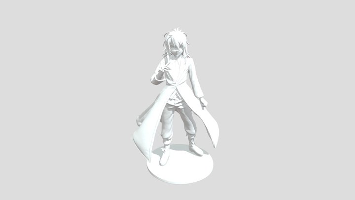Anime Character Design Workspace 3D Model