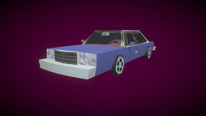 Car (PSX Style) 3D Model