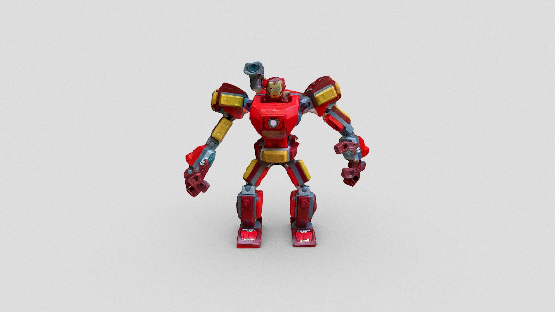 Day 223: LEGO Marvel Iron man - 1scanaday - Download Free 3D model by ...