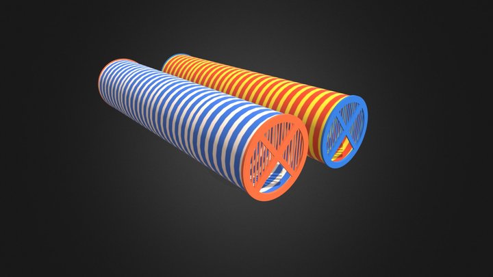 Game_tunel_stunt 3D Model