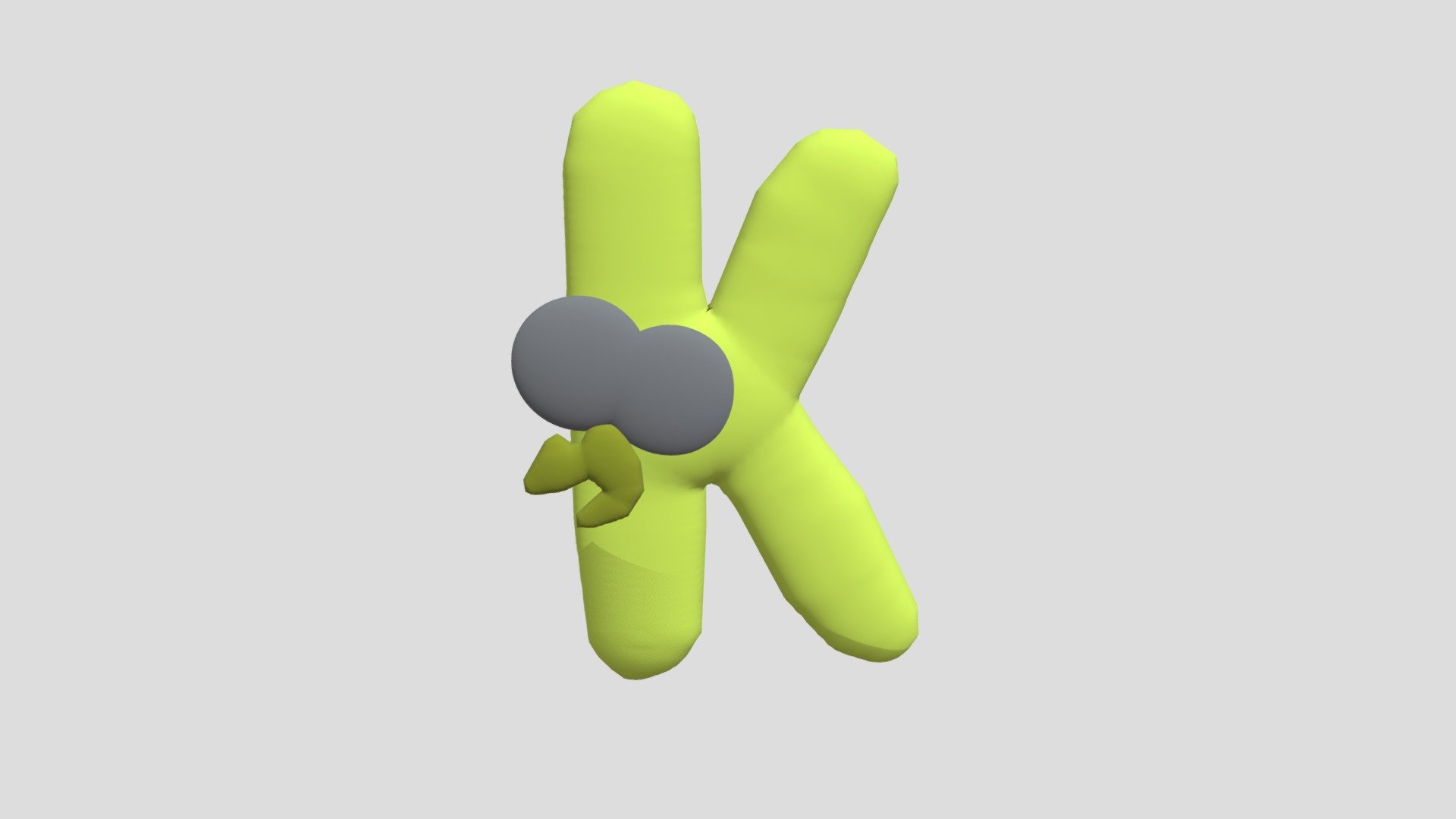 K (Alphabet Lore) - Download Free 3D model by aniandronic