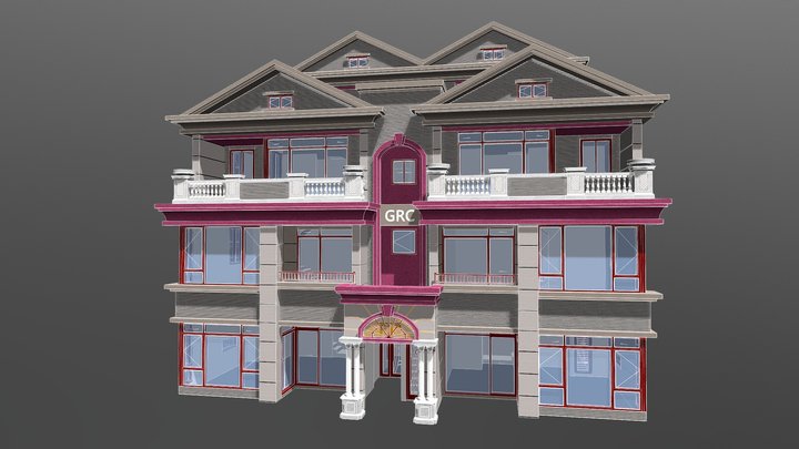 甲型別墅 3D Model