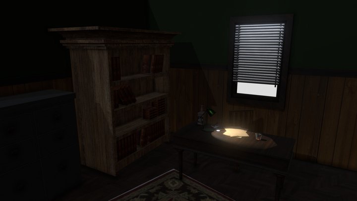 detective's office 3D Model