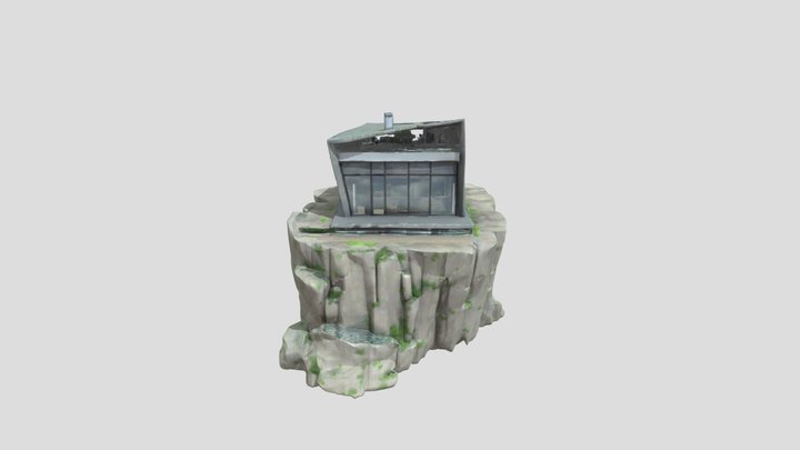 Futuristic Modular House - Sci-Fi Design 3D Model