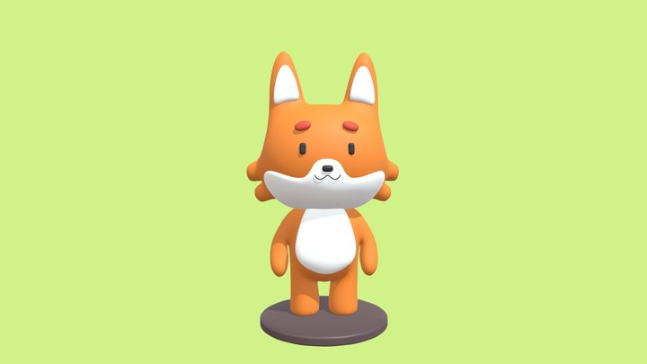 Fox 3D Model