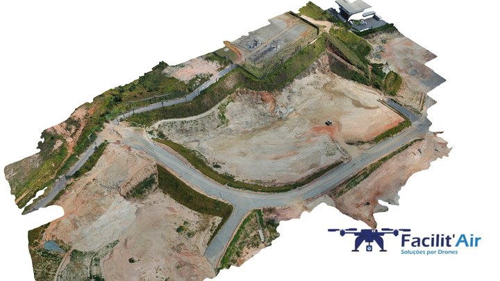 Mapeamento Aéreo com Drones - Volumetria 3D Model