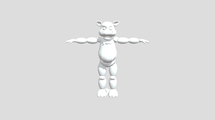SK_ Freddy_hippo 3D Model