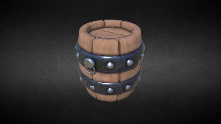 The Barrel of Infinite Ale 3D Model