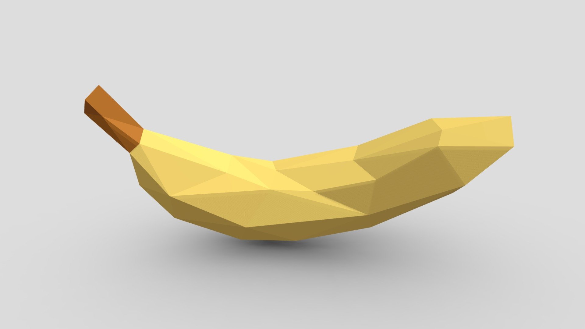 Low Poly Banana - Download Free 3D model by Andrew Sink (@andrewsink ...
