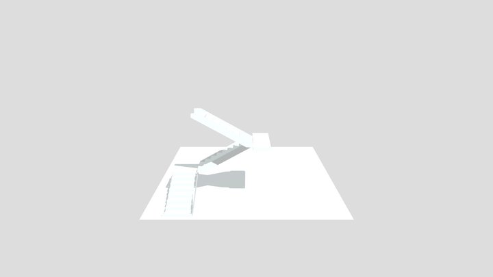 三跑楼梯 3D Model