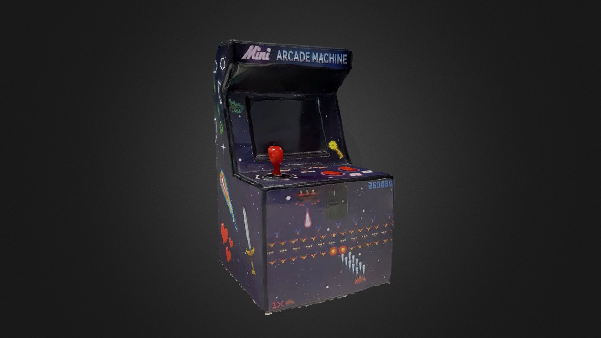 Retro Arcade Machine - Download Free 3D model by eyesCloud3D [ce5fb53 ...