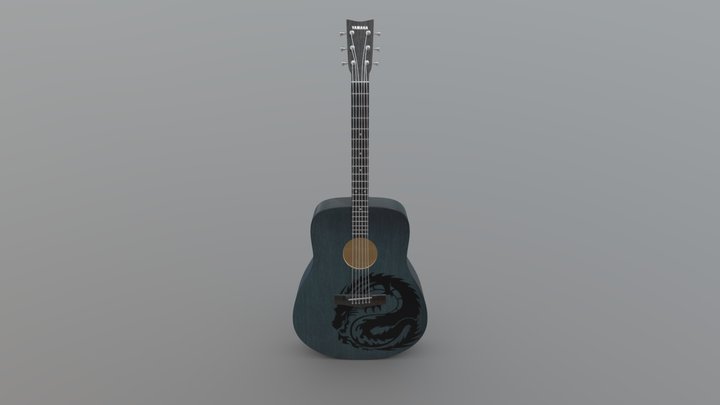 Guitar 3D Model