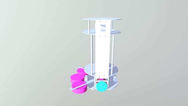 Eurobot 2016 - Small Robot 3D Model