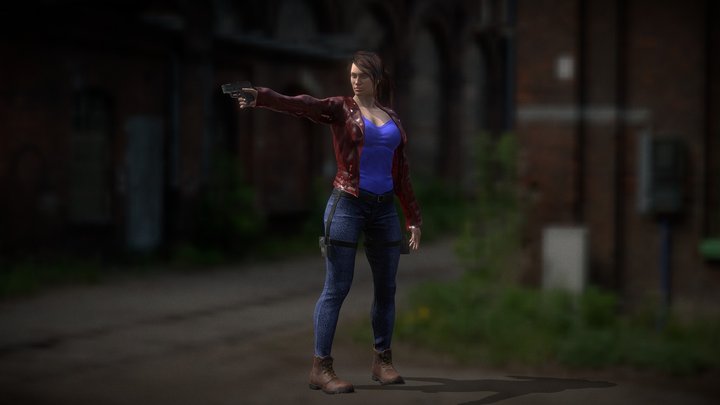 Claire Redfield 3D Model
