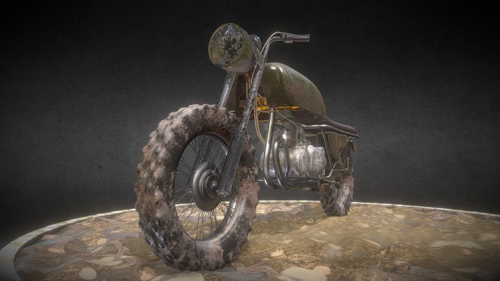 Honda Bike High Poly By Ajay Free Download 3D Model
