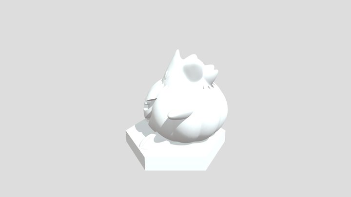 Halloween Togepi 3D Model
