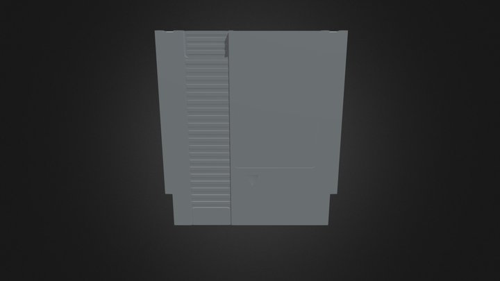 NES Cartridge 3D Model