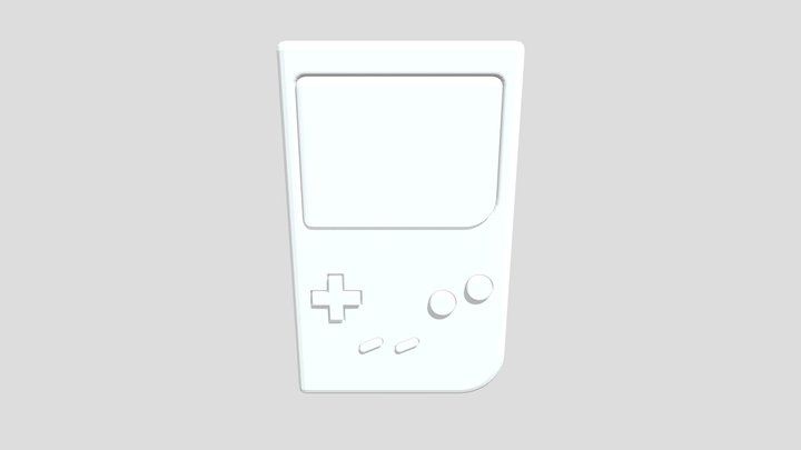 Gameboy 3D Model