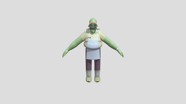 Baker - Janusz Hello Neighbor 3 Prototype 3 3D Model