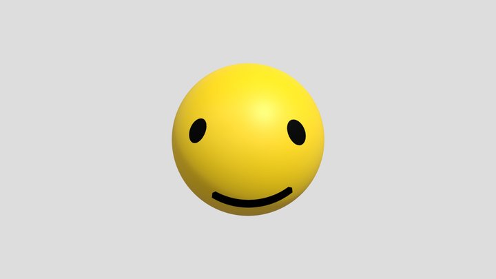 Smiley Face 3D Model