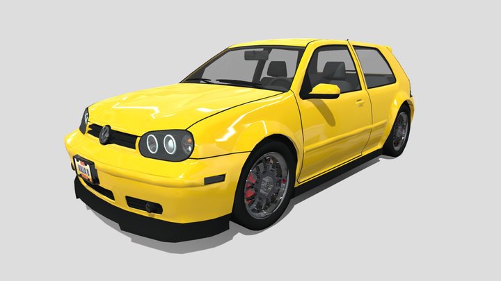 VW MKIV golf gti 3D Model