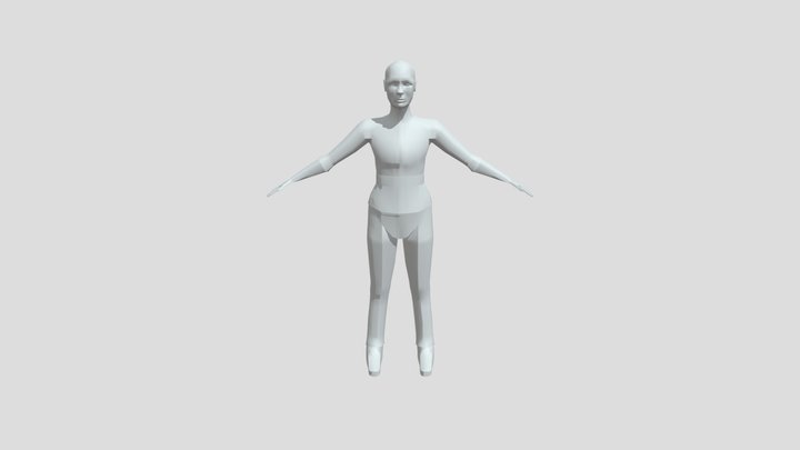 Character_model_woman 3D Model