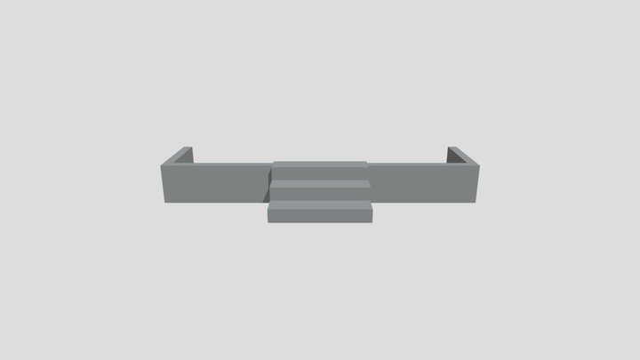Muro água 3D Model