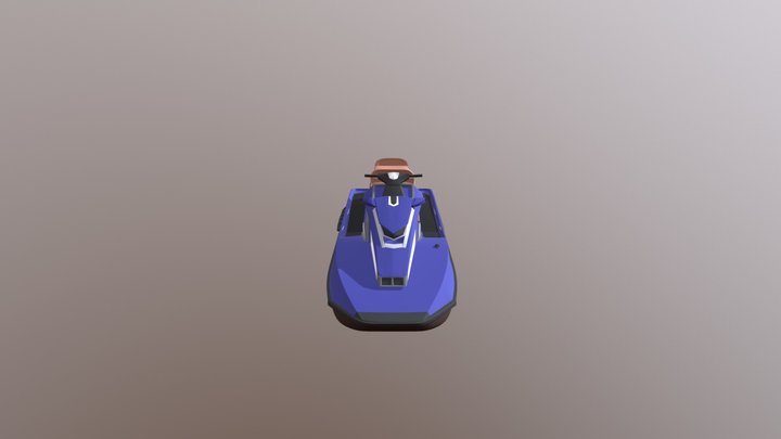 MOTO DE AGUA 3D Model