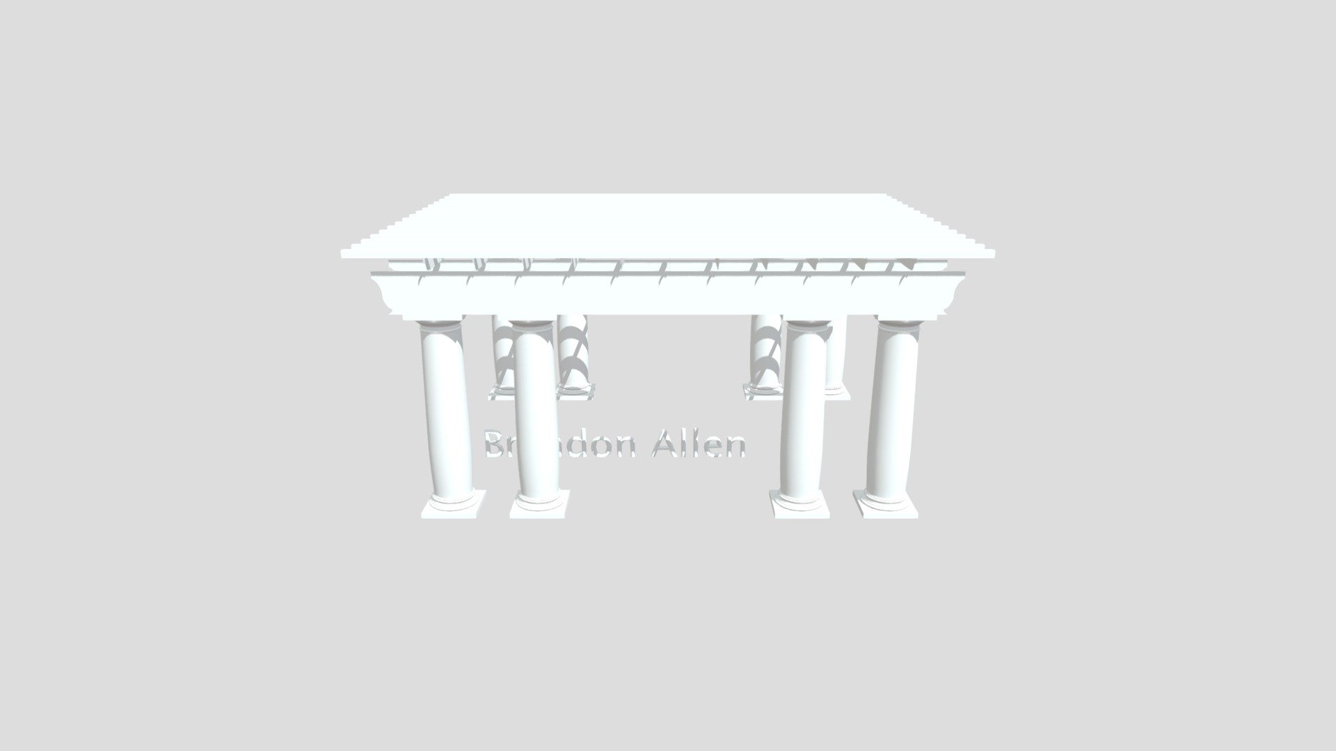 Columned Pergola