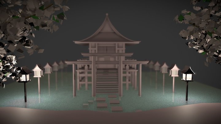 Shrine 3D Model