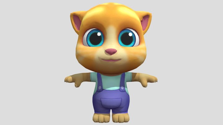 Tom Friends: Talking Ginger (Finally found it!) 3D Model