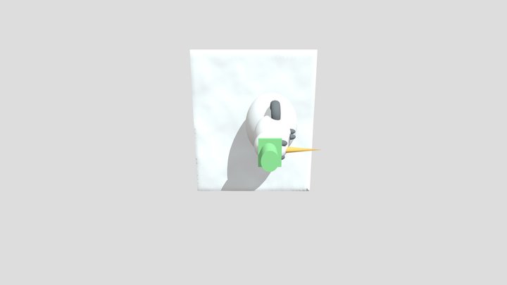 Muñeco De Nieve 3D Model